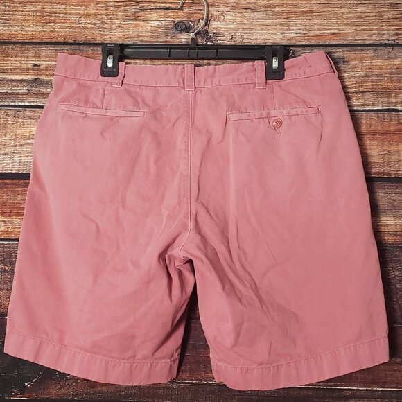 J. Crew Shorts Size 36 Stanton Chino Garment Dye Classic Fit Pink Cotton - Picture 3 of 7